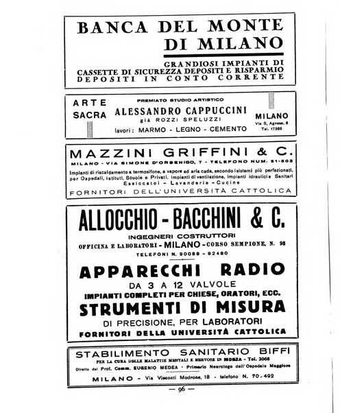 Vita e pensiero rassegna italiana di coltura