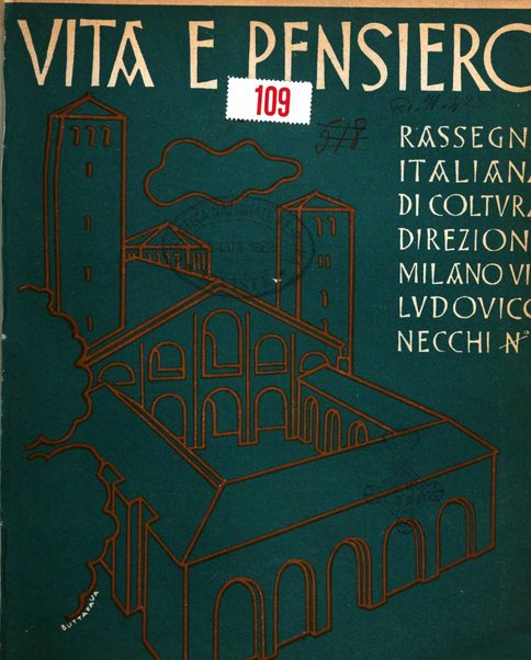 Vita e pensiero rassegna italiana di coltura