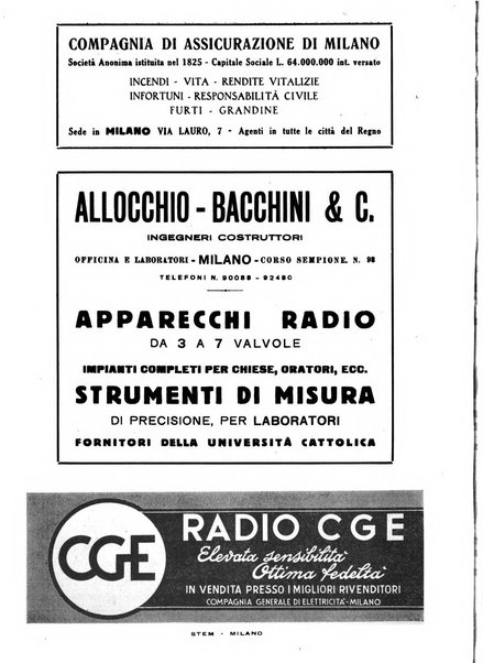 Vita e pensiero rassegna italiana di coltura