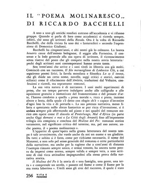 Vita e pensiero rassegna italiana di coltura