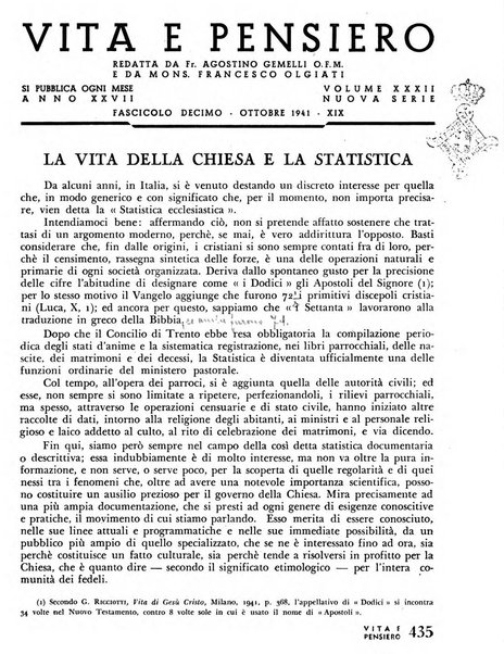 Vita e pensiero rassegna italiana di coltura