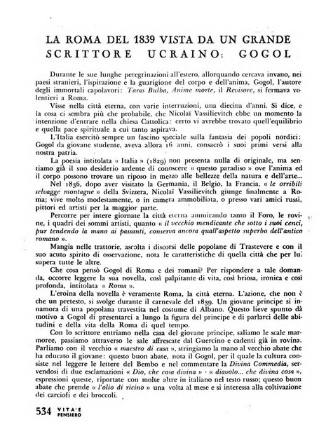 Vita e pensiero rassegna italiana di coltura