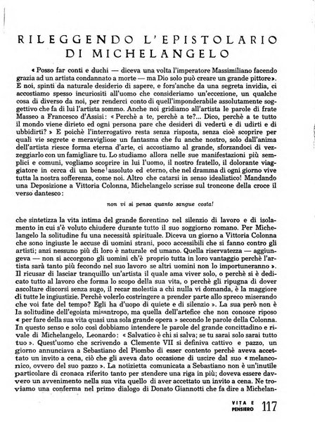 Vita e pensiero rassegna italiana di coltura