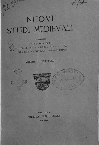 Studi medievali