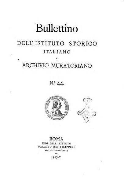 Bullettino dell'Istituto storico italiano e Archivio muratoriano