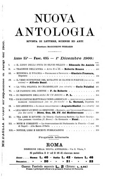 Nuova antologia di lettere, scienze ed arti