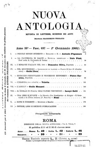 Nuova antologia di lettere, scienze ed arti