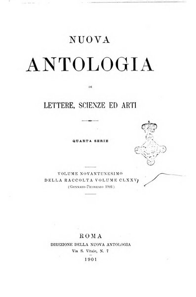 Nuova antologia di lettere, scienze ed arti