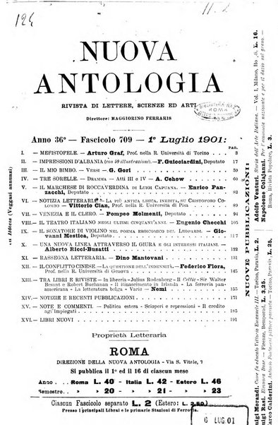 Nuova antologia di lettere, scienze ed arti