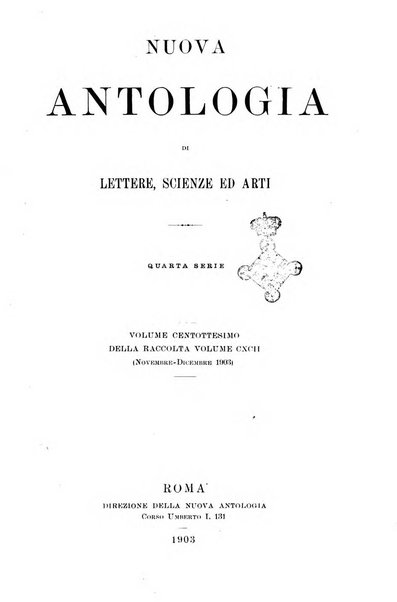 Nuova antologia di lettere, scienze ed arti