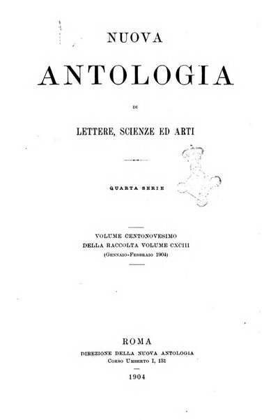 Nuova antologia di lettere, scienze ed arti