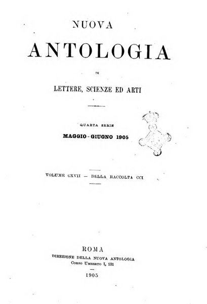 Nuova antologia di lettere, scienze ed arti