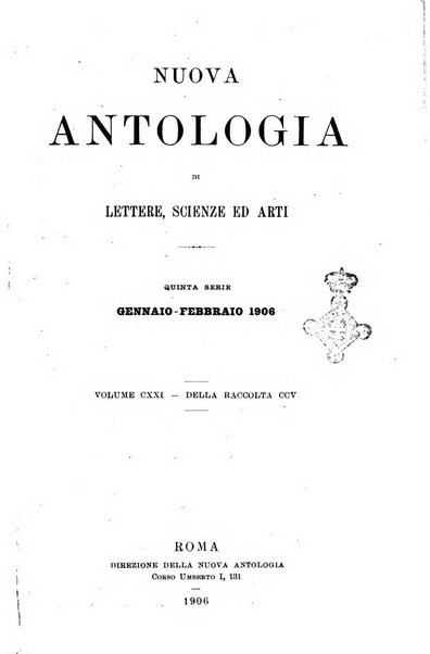 Nuova antologia di lettere, scienze ed arti