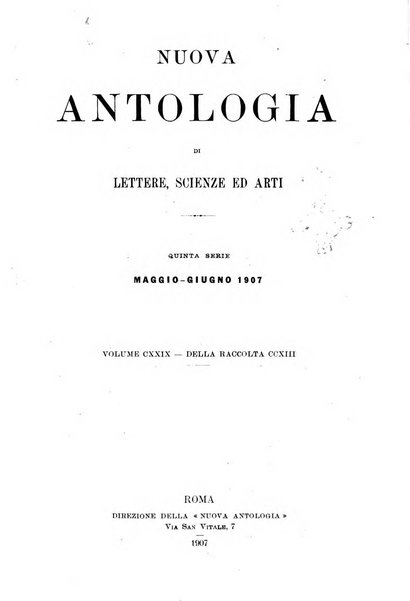 Nuova antologia di lettere, scienze ed arti