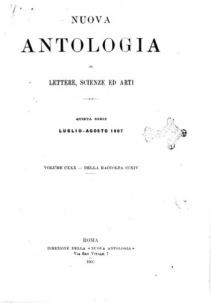 Nuova antologia di lettere, scienze ed arti