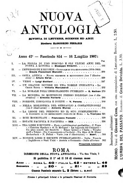 Nuova antologia di lettere, scienze ed arti