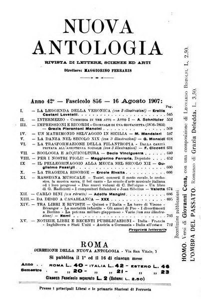 Nuova antologia di lettere, scienze ed arti