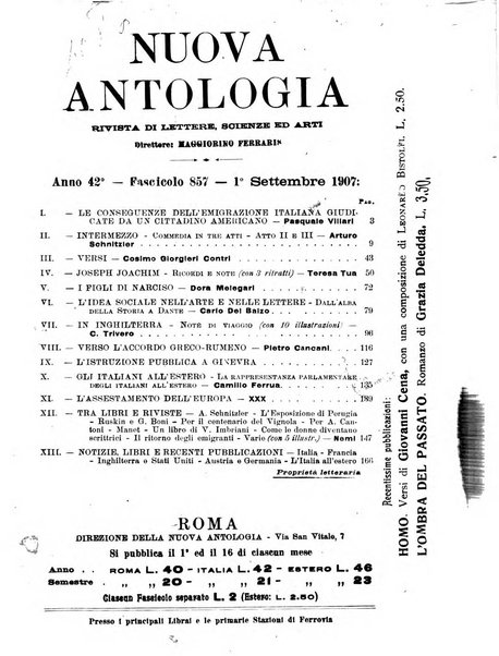 Nuova antologia di lettere, scienze ed arti