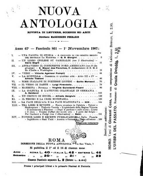 Nuova antologia di lettere, scienze ed arti