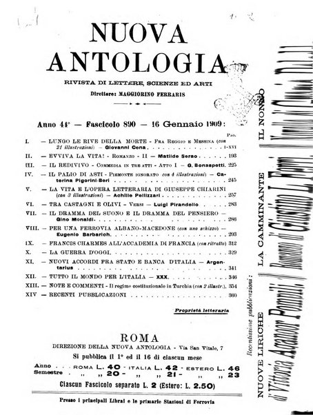 Nuova antologia di lettere, scienze ed arti