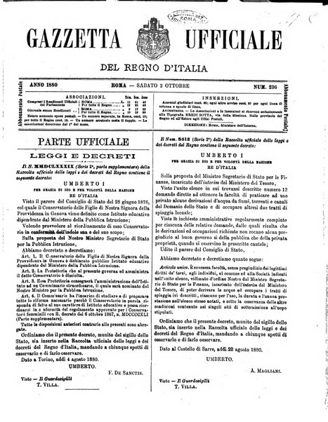 Gazzetta ufficiale del Regno d'Italia