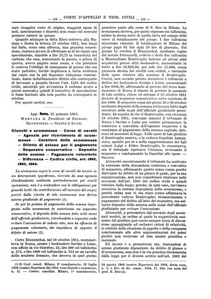 Giurisprudenza italiana e La legge riunite raccolta generale di giurisprudenza, dottrina e legislazione