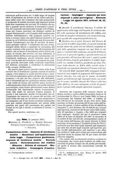 Giurisprudenza italiana e La legge riunite raccolta generale di giurisprudenza, dottrina e legislazione