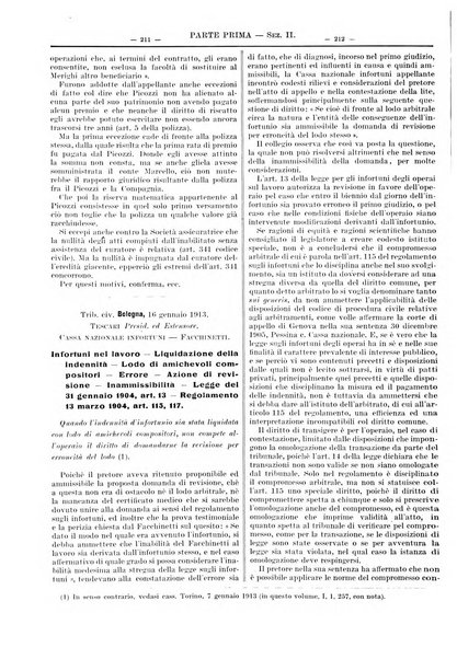 Giurisprudenza italiana e La legge riunite raccolta generale di giurisprudenza, dottrina e legislazione