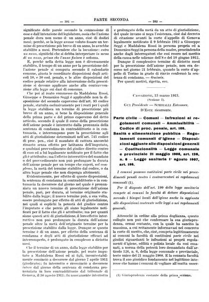 Giurisprudenza italiana e La legge riunite raccolta generale di giurisprudenza, dottrina e legislazione