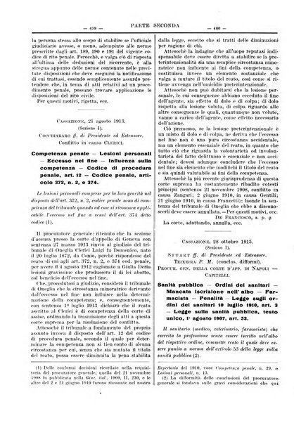 Giurisprudenza italiana e La legge riunite raccolta generale di giurisprudenza, dottrina e legislazione