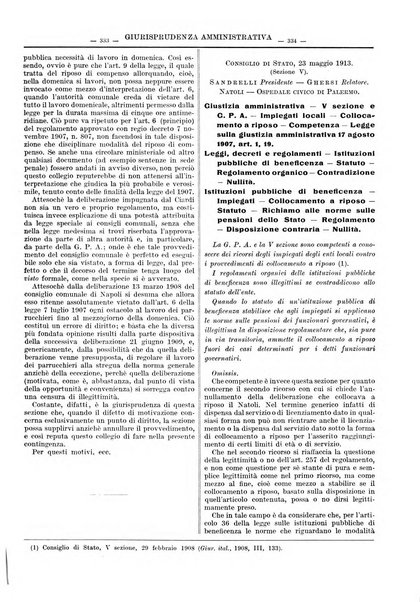 Giurisprudenza italiana e La legge riunite raccolta generale di giurisprudenza, dottrina e legislazione