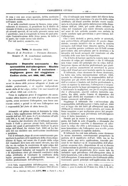 Giurisprudenza italiana e La legge riunite raccolta generale di giurisprudenza, dottrina e legislazione