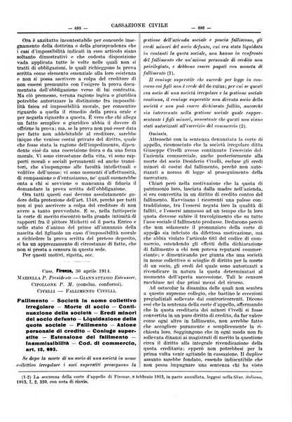 Giurisprudenza italiana e La legge riunite raccolta generale di giurisprudenza, dottrina e legislazione