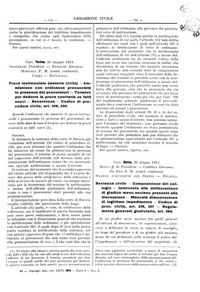 Giurisprudenza italiana e La legge riunite raccolta generale di giurisprudenza, dottrina e legislazione