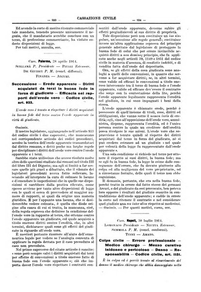 Giurisprudenza italiana e La legge riunite raccolta generale di giurisprudenza, dottrina e legislazione