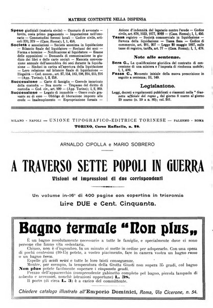 Giurisprudenza italiana e La legge riunite raccolta generale di giurisprudenza, dottrina e legislazione