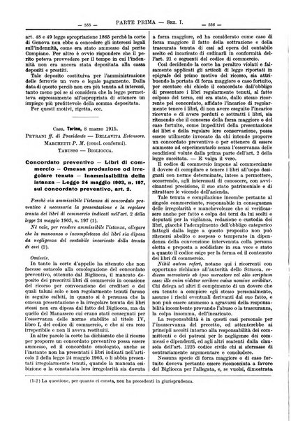 Giurisprudenza italiana e La legge riunite raccolta generale di giurisprudenza, dottrina e legislazione