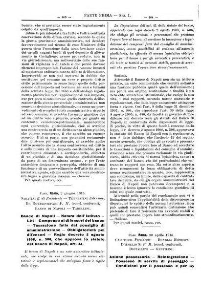 Giurisprudenza italiana e La legge riunite raccolta generale di giurisprudenza, dottrina e legislazione