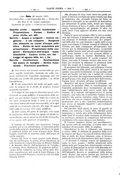 Giurisprudenza italiana e La legge riunite raccolta generale di giurisprudenza, dottrina e legislazione