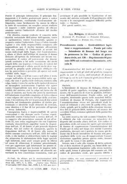 Giurisprudenza italiana e La legge rivista universale di giurisprudenza e dottrina