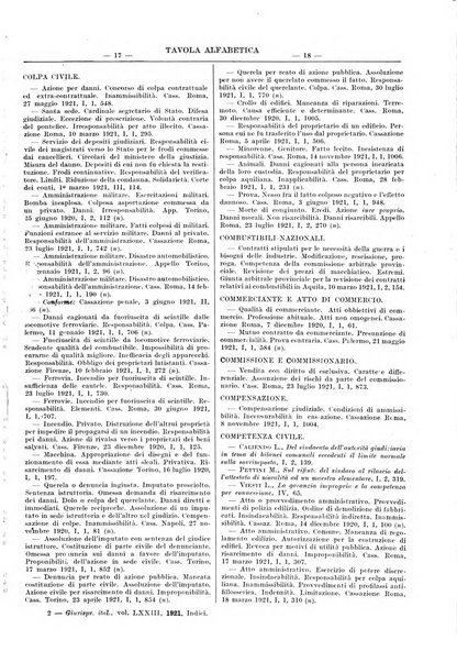 Giurisprudenza italiana e La legge rivista universale di giurisprudenza e dottrina