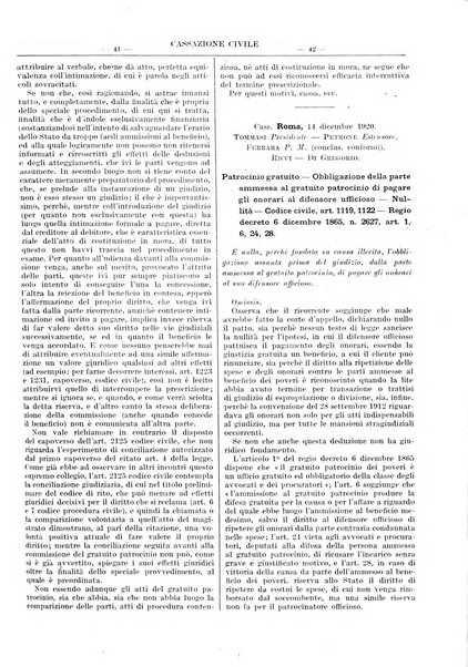 Giurisprudenza italiana e La legge rivista universale di giurisprudenza e dottrina