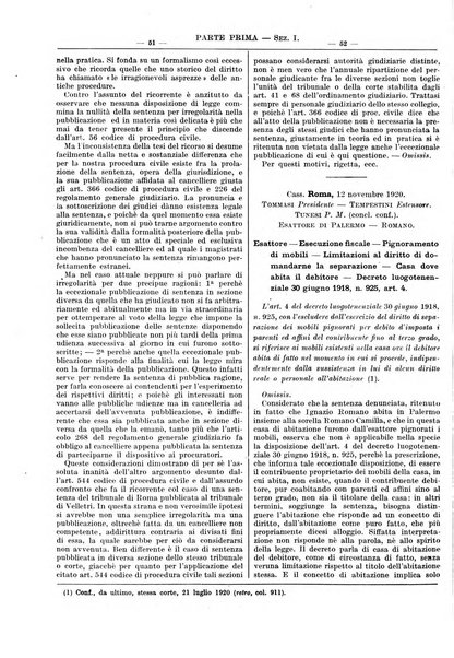 Giurisprudenza italiana e La legge rivista universale di giurisprudenza e dottrina