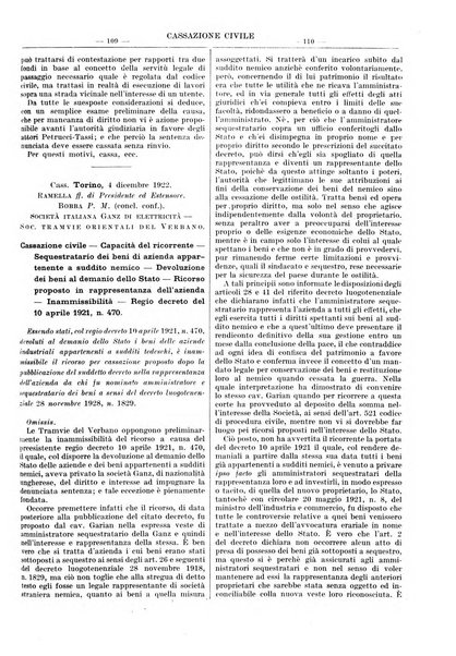 Giurisprudenza italiana e La legge rivista universale di giurisprudenza e dottrina