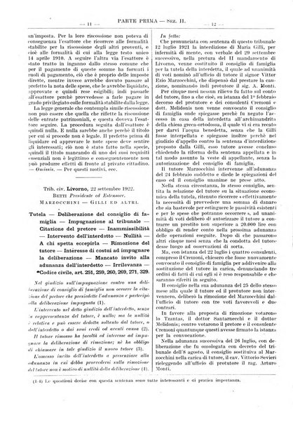 Giurisprudenza italiana e La legge rivista universale di giurisprudenza e dottrina