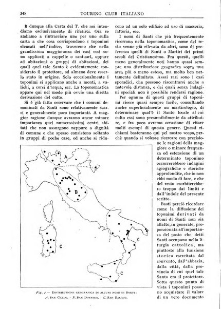 Le vie d'Italia turismo nazionale, movimento dei forestieri, prodotto italiano