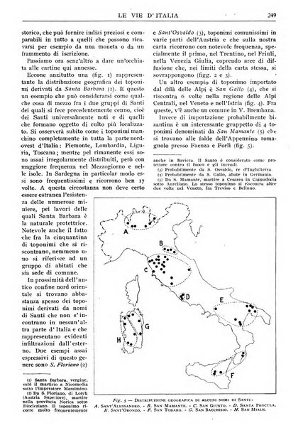 Le vie d'Italia turismo nazionale, movimento dei forestieri, prodotto italiano