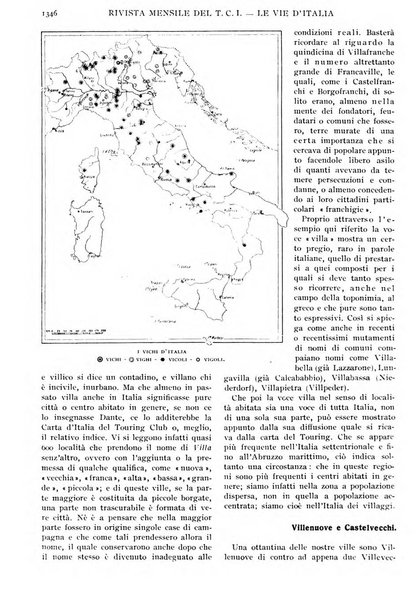 Le vie d'Italia turismo nazionale, movimento dei forestieri, prodotto italiano