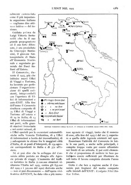 Le vie d'Italia turismo nazionale, movimento dei forestieri, prodotto italiano