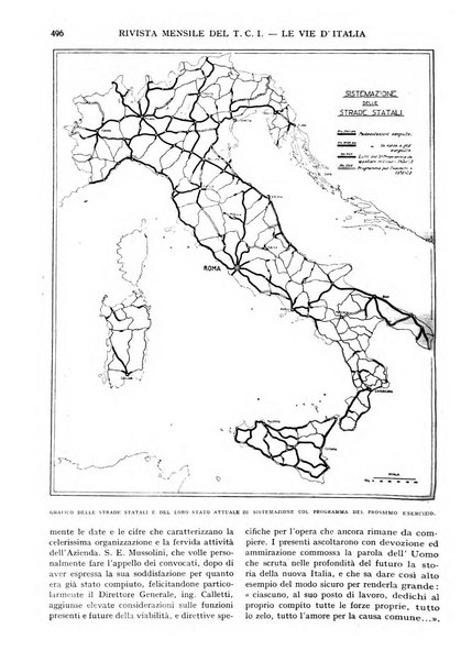 Le vie d'Italia turismo nazionale, movimento dei forestieri, prodotto italiano